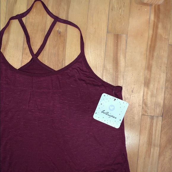NWT - Wine Workout Top - Whisper - Picture 3 of 7